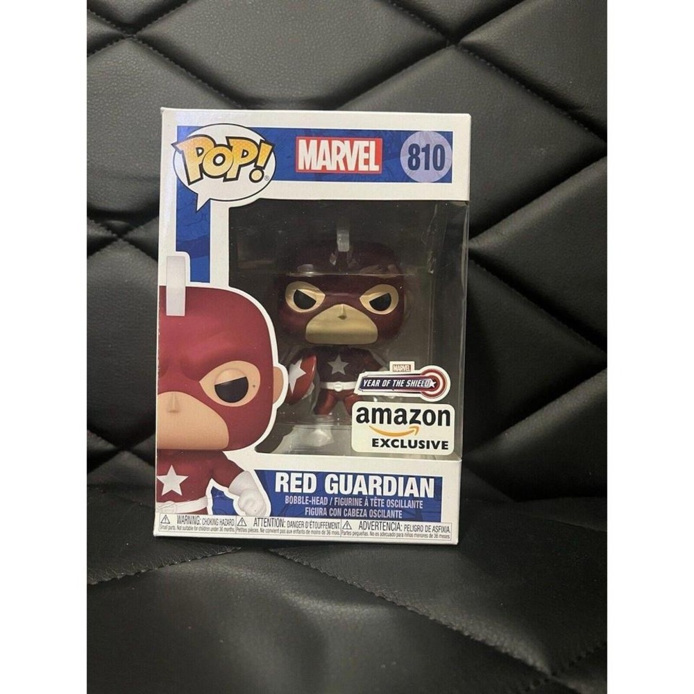 Funko Pop! Marvel Year of The Shield Red Guardian‎ #810  Amazon Exclusive Vinyl